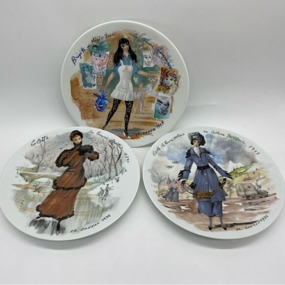 10 “Women of the Century”Collective Plates by artist D’Arceau, Signed & Numbered - Picture 6 of 16